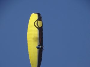 Parapente from below